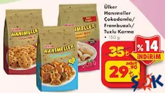 ÜLKER HANIMELLER KURABİYE 150 G fiyat ve kampanya bilgisi
